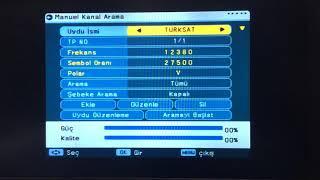 türksat 4a uydu ekleme 2020  Basit uydularda kanal arama