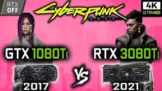 GTX 1080 Ti vs RTX 3080 Ti in Cyberpunk 2077 | RTX - OFF | 4K - Benchmark