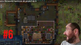 Finishing the rooms  -  Rimworld hardcore sk project -   ep 6