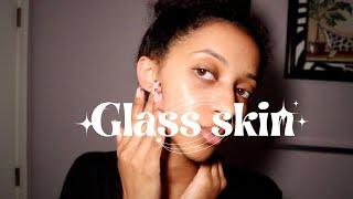 A very DETAILED night skin care routine for GLOWY skin #skincare #selfcare