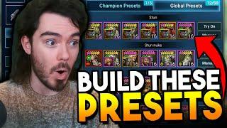 Use GEAR PRESETS to PUSH CURSED CITY!!! | Raid: Shadow Legends