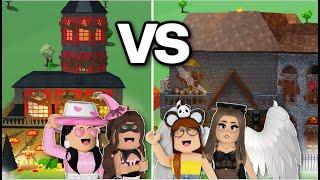 Haunted House 2 vs 2 BUILD BATTLE in Bloxburg *chaos*