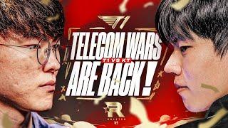 TELECOM WARS T1 VS KT - ALL TIED UP BATTLE FOR 4TH - LCK SUMMER 2024 - CAEDREL