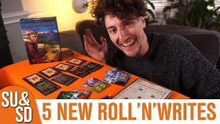 Our 5(6?) Favourite New Roll'n'Write Games