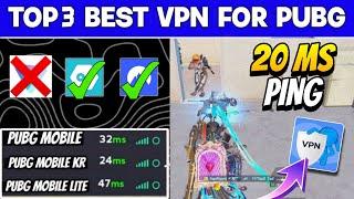 Top 3 VPN for PUBG Mobile  Best Vpn For PUBG Global & KR & Pubg Lite | Best VPN Android & iOS PUBG