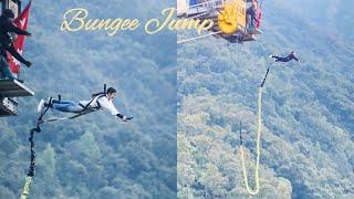 Bungee Jumping in Pokhara|| Highground Adventures Nepal || Prisma-Princy Khatiwada || TwinnyGirls 