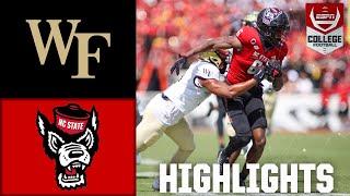 Wake Forest Demon Deacons vs. NC State Wolfpack | Full Game Highlights | ESPN College