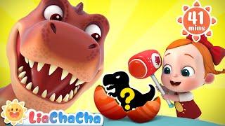 Surprise Eggs Song 2 | Dinosaur Song | Baby Shark + More LiaChaCha Kids Songs & Nursery Rhymes