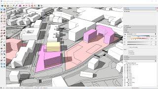 The easy way of converting 2D AutoCAD to 3D Urban Massing in SketchUp