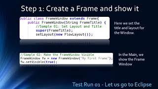 AWT Frame Window & Close Button | Java AWT Tutorial #01