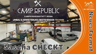 Wir helfen euch bei eurem Problem & Plänen #Sascha Checkt mit Camp Republic