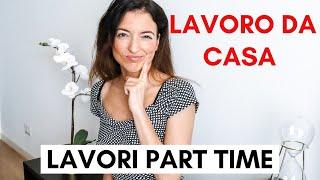 5 Lavori Part time Da Casa (Lavoro Da Casa Online)