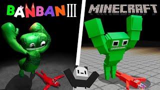 RECRIEI CENAS DE GARTEN OF BANBAN 3 NO MINECRAFT