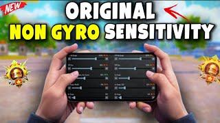 Non Gyro No Recoil sensitivity  | Best NON GYRO SENSITIVITY SETTINGS BGMI / PUBG || copy & used 