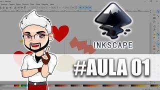 Curso de desenho no inkscape  - Aula 01: A interface gráfica