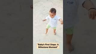 "Baby's First Steps: A Milestone Moment" || #shorts #cute #short