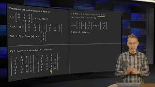 Determining the Jordan canonical form - example 1