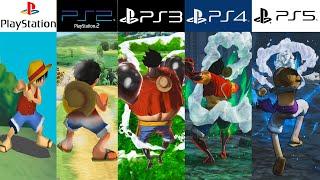 Evolution of Luffy in Playstation (2001-2024) 4K 60fps