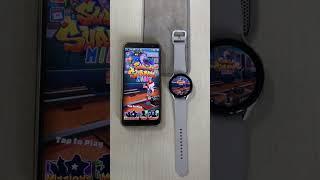 Galaxy watch 4 Vs Phone Speed Test! Who wins?  #shorts #galaxywatch4