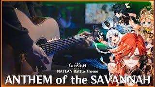 NATLAN BATTLE THEME - Anthem of the Savannah - Acoustic Guitar Cover Genshin Impact [TAB]