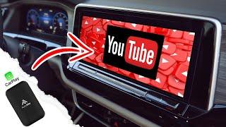 Watch YouTube Netflix & More From Your Car's Infotainment System With This! | AutoSky CarPlay