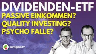 Dividenden-ETF: Passives Einkommen oder Selbstbetrug? | Global X SuperDividend | FTSE High Dividend