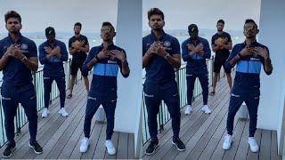 Rohit Sharma, Yuzvendra Chahal, Shreyas Iyer & Shivam Dube Funny Dance Video