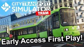 City Transport Simulator: TRAM  - Early Access New Game!!!