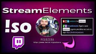 Comando SO Twitch com Streamelements - !so nomeDoCanal - divulgação de streamers em live