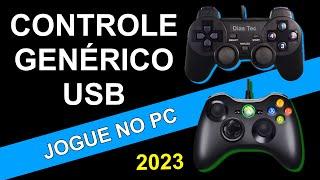 Como configurar Controle USB Joystick para Funcionar em TODOS OS JOGOS NO PC  ATUALIZADO 2023