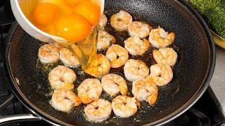 The most impressive Dish  with Eggs and Shrimps