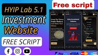 HYIP Lab Investment Website Free Source Code Download How To Make Hyip investment Website Free