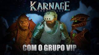 Um dos RPG mais divertidos e leves da Realidade Virtual! Jogando Karnage Chronicles(PCVR) com os VIP