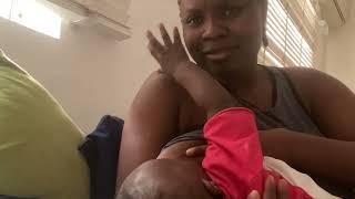 Breastfeeding baby vlogs || Mommy duties #breastfeeding