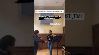 PAGANINI: Caprice No. 5 violin lesson | Antal Zalai | Royal Conservatory of Brussels