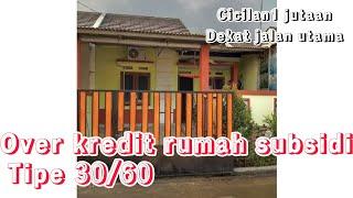 OVER KREDIT RUMAH SUBSIDI TIPE 30/60 SIAP HUNI FULL RENOVASI || DEKAT JALAN UTAMA PESONA KAHURIPAN 1