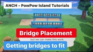 AC New Horizons - ULTIMATE BRIDGE TUTORIAL - everything you need to know about BRIDGE PLACEMENT.