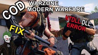 Call of Duty NTDLL.dll Error fix for Modern Warfare 2019 & WarZone