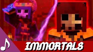  "IMMORTALS" [Rainimator Minecraft Music Video  - "Back into Darkness" Montage]