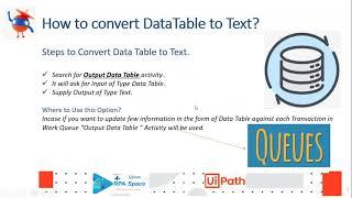 Uipath - Convert Data Table to Text