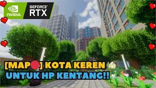 [4K] MAP KOTA KEREN MINECRAFT RINGAN!! UNTUK HP RAM 2GB - BAGI BAGI MAP KOTA KEREN MINECRAFT 1.21