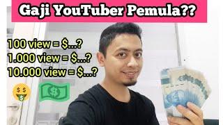 GAJI YOUTUBER PEMULA 2022 TERBARU 1000 SUBSCRIBERS 4000 JAM TAYANG TERBARU