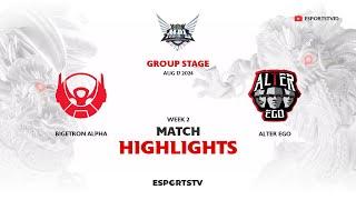 Bigetron Alpha vs Alter Ego HIGHLIGHTS MPL ID S14 | AE VS BTR ESPORTSTV