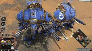 "WARHAMMER 40K Ultramarines Vs Orks MASSIVE BATTLE Gameplay!"