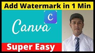 How To Add Watermark To Photos in Canva | Add Watermark In Canva in 2023