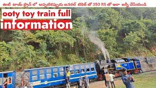 How to travel toy train mettupalayam to Ooty ,fare 350 Rs, 250 bridgges 208 ,curves full information