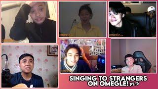 SINGING TO STRANGERS ON OMEGLE! PT.8 - (SINGING TO PINOYS) | Bernadez Mingala