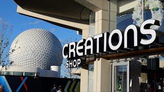 Christmas Shopping at EPCOT Creations Shop in 4K | Walt Disney World Florida December 2022