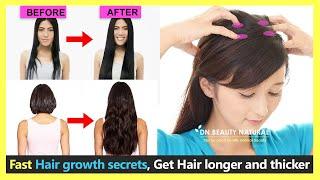 Fast Hair Growth secrets | How to grow hair faster, stronger, longer and thicker | Scalp massage
