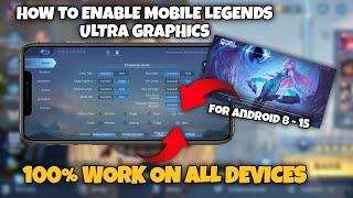 100% WORK!! HOW TO UNLOCK 120 FPS ML & ULTRA HD GRAPHICS MOBILE LEGENDS